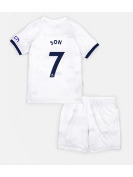Tottenham Hotspur Son Heung-min #7 Replika Hemmakläder Barn 2023-24 Kortärmad (+ byxor)